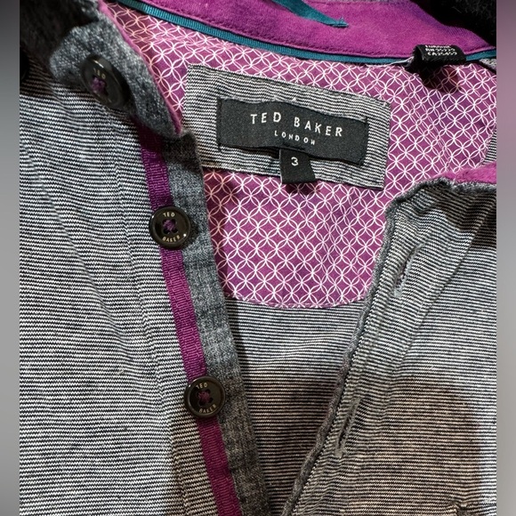 Ted Baker Gray Polo Shirt - Picture 3 of 6